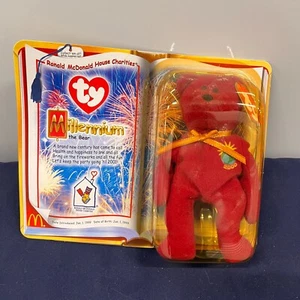 Millennium the Bear 2000 McDonald's TY Beanie Baby Sealed In Box - Picture 1 of 2