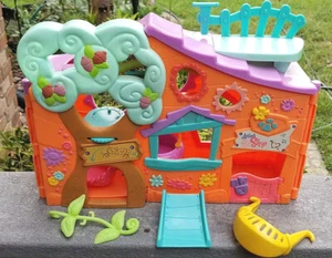 2007 LITTLEST PET SHOP: ORANGE CLUB TREE HOUSE w/most orig parts No Pets TOYS - Picture 1 of 12