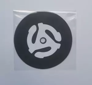 45 Adapter for Jukebox Records 12" Vinyl Record Center Labels (Pair) - Picture 1 of 1