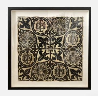 Shepard Fairey Original Hand Painted Medium Rise Above Peace 1/1 Signed 2006 AP - Image 1 of 2