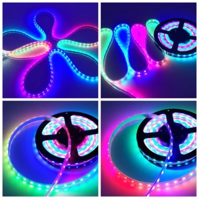 WS2811 IC LED Strip Light 5050 RGB Dream Magic Color 5M 30/60Leds/M DC 12V - Image 1 of 4