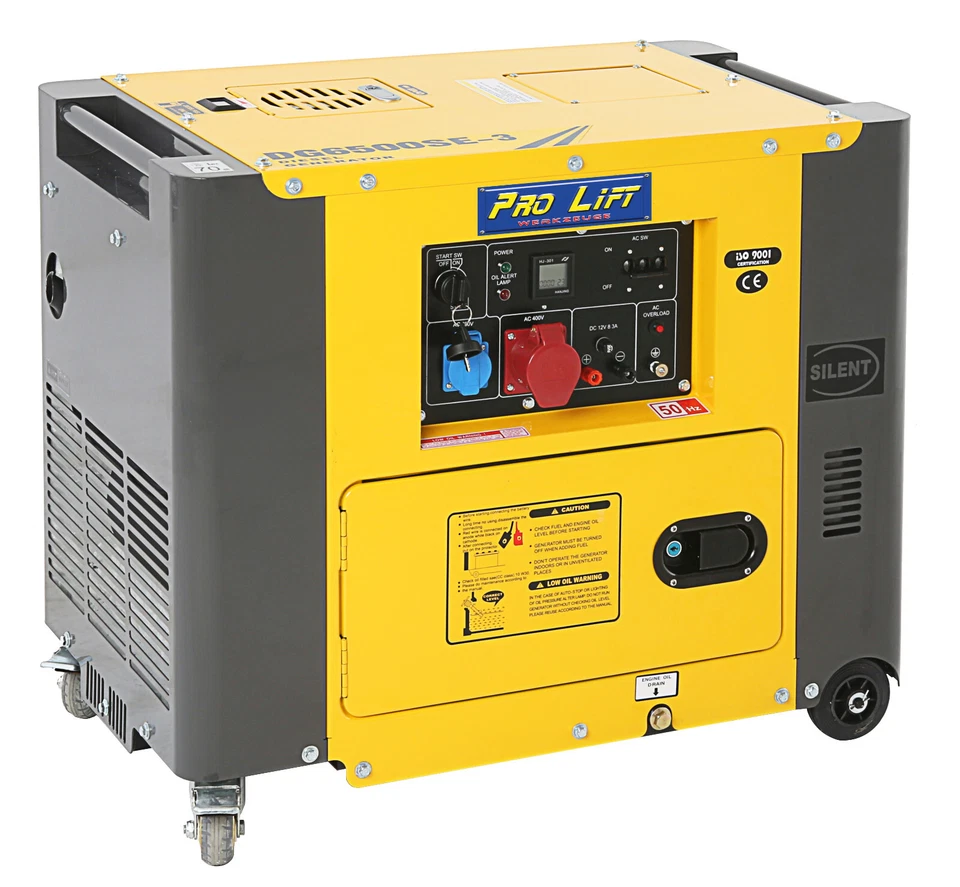 Stromerzeuger 5,5kW Diesel Silent Notstromaggregat 230/400V Stromaggregat W2463 - Bild 1 von 4