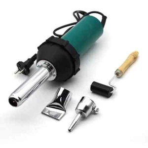 Plastic Hot Air Welding Gun Torch with Nozzle Roller Heat Kit Welder for Bumper - Bild 1 von 14