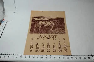 1970's Wolf Creek Printery of Alderson, West Virginia Oversized Wall Calendar - Picture 1 of 7