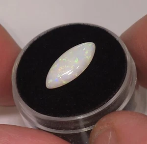 Coober Pedy opal, 2ct. 15.5mm x 7mm, Natural Australian solid opal - Picture 1 of 6