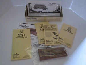 Kaddee HO Cars Logging #103 Truss Log Car with Logs NIB NEW - Picture 1 of 3