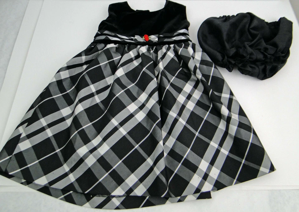 La Princess Holiday Christmas Baby Girl 2-piece Dress Size 24 Months - Image 1 of 4