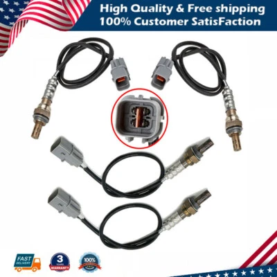 Conjunto de 4 sensores de oxigênio superior+inferior para 2003-2006 Hyundai Santa Fe 2.7L V6 2656CC - Imagem 1 de 4