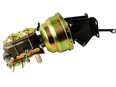 Kit de batería de disco de cilindro maestro de refuerzo de freno de doble potencia de 8" para Jeep CJ 1974-1986 Foto 1 de 4