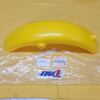 New OEM 63111-04411-25Y Suzuki Yellow Rear Fender 1985-1987/1993/1995 JR50 - Image 1 of 4