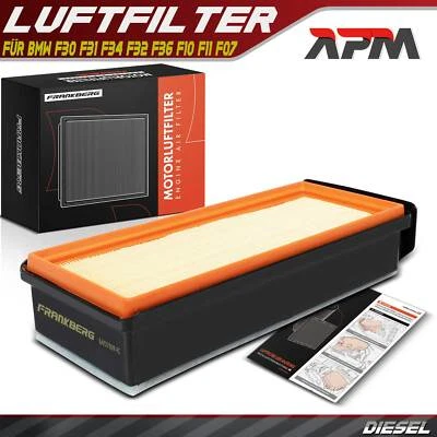 Luftfilter für BMW 3er F30 F31 F34 4er F32 F36 5er F10 F11 F07 6er 7er X3 X4 X5 - Bild 1 von 4