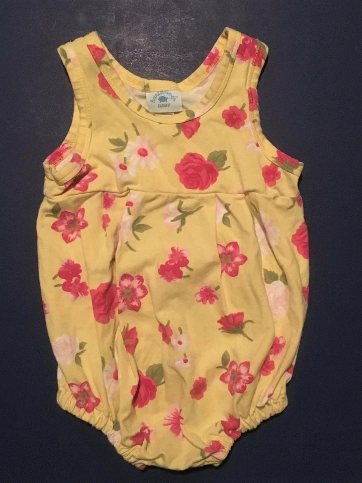 Mameluco burbuja HARTSTRINGS vibrante floral Slvls ~ talla 18 m Foto 1 de 1