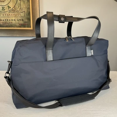 AWAY The Weekender Bag Navy Blue Crossbody Travel Suitcase Excellent - Image 1 of 4