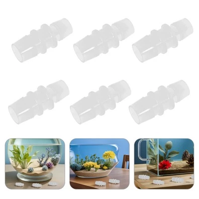  Empalmadora de barra de manguera 10 piezas: adaptador de manguera de plástico de 5/8" a 3/4" - reductor de tubería Foto 1 de 4