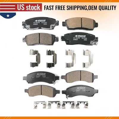 Fit Buick Enclave Chevy Traverse Acadia Outlook Front and Rear Ceramic Brake Pad - Изображение 1 из 3