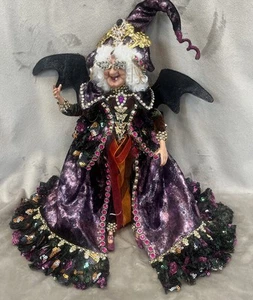 Mark Robert Glamour Hexe Halloween Sammlerstück Strass Pailletten wunderschön!! - Bild 1 von 13