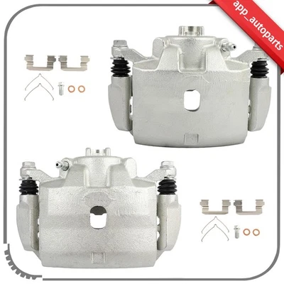 Par de pinzas de freno delanteras con soporte para Honda CR-V L4 2012-2016 2,4 L FWD Foto 1 de 4