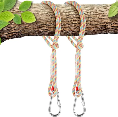 Tree Swing Ropes (Set of 2), 3FT/5FT/10FT/15FT/20FT, Tree Swing Straps Hanging K - Image 1 of 4