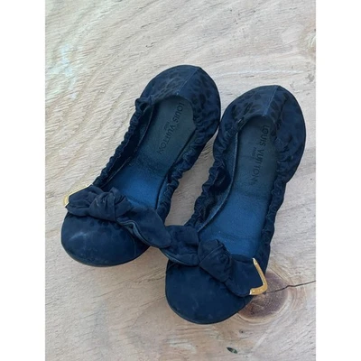 Louis Vuitton Negro Estampado Leopardo Ballet Plano Detalle Lazo Para Mujer Talla 35.5 Foto 1 de 4