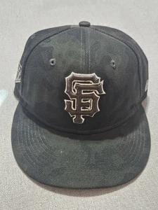 San Francisco Giants New Era 59Fifty Fitted Hat Cap 7 On Field Camo Military - Picture 1 of 10