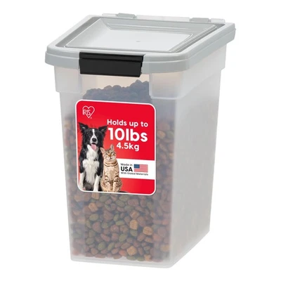 IRIS USA Airtight Dog Food Storage Container WeatherPro Up to 10 lbs Removabl... - Imagem 1 de 4