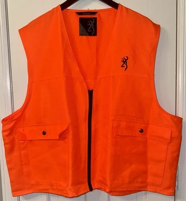 Browning Orange Safety Vest, size XL - Image 1 of 4