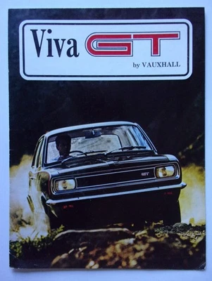 VAUXHALL VIVA GT orig 1968 UK Mkt Sales Brochure - Image 1 of 4