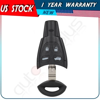 Remote Car Key Fob for Saab 9-3 2003 2004 2005 2006-2009 LTQSAAM433TX Buttons - Image 1 of 4