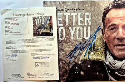 BRUCE SPRINGSTEEN SIGNED AUTOGRAPHED LETTER TO YOU ALBUM BORN TO RUN JSA LOA - Image 1 of 4