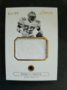 Emmitt Smith 2024 Keepsake Gem Relic Jersey Patch Gemstone Cowboys /99 - Picture 1 of 2
