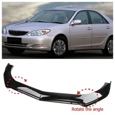 For Toyota Camry 1996-2001 Gloss Front Bumper Lip Splitter Spoiler Lower BLKChin Foto 1 de 4