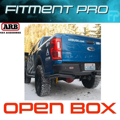 ARB Summit Rear Bumper Steel Black for 19-23 Ford Ranger w/ OE Towbar 5640200 - Image 1 of 4