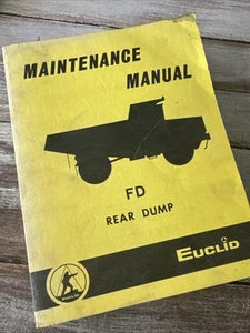 Euclid 201-208 FD Dump Maintenance Service Shop Manual Haul Truck Book Guide OEM - Picture 1 of 7