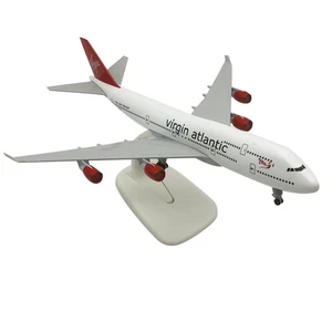 1/400 Scale 20cm Virgin Atlantic B747 Alloy Plane Model Collection Souvenir Gift - Picture 1 of 10
