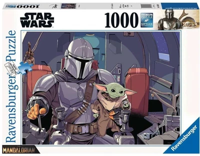 NUEVO Rompecabezas Ravensburger 1000 Piezas 14+ Edades Star Wars Mandalorian Foto 1 de 2