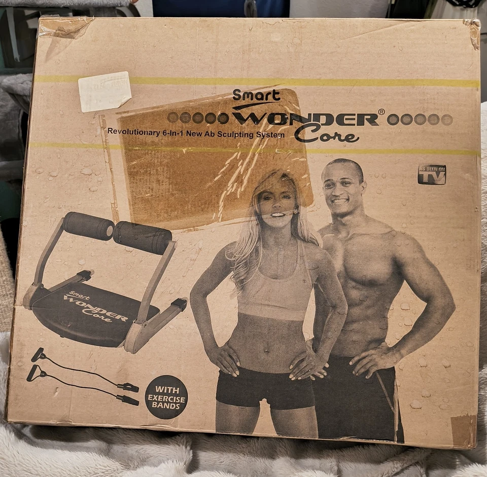 COMPLETO/Nuevo en Caja Smart Wonder Core 6 en 1 Máquina/Equipo Ab con Bandas Foto 1 de 4