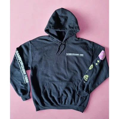 Sudadera con capucha gráfica negra Samborghini 1986 para hombre talla M | "Elevate Above the Snakes" Foto 1 de 4