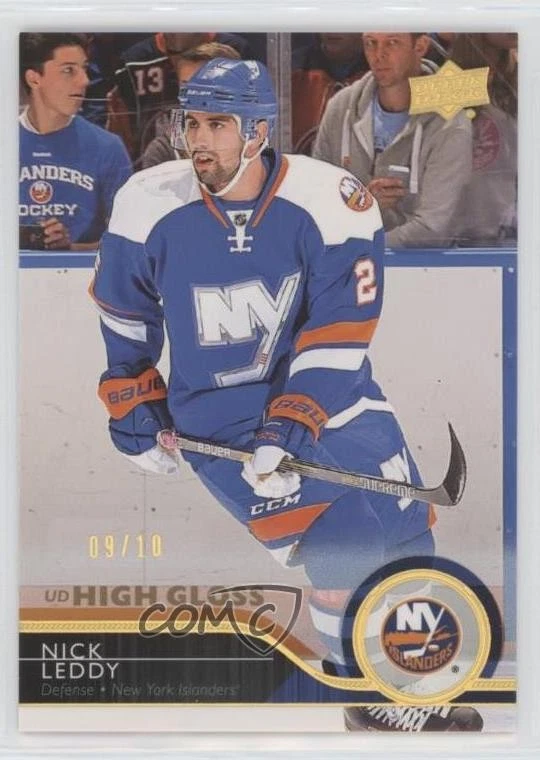 2014-15 Upper Deck UD High Gloss /10 Nick Leddy #369 - Image 1 of 2