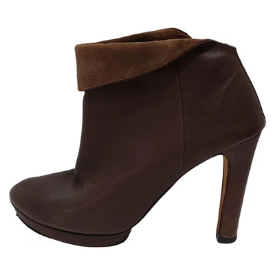 Auth repetitto - Botas para mujer de cuero marrón Foto 1 de 4