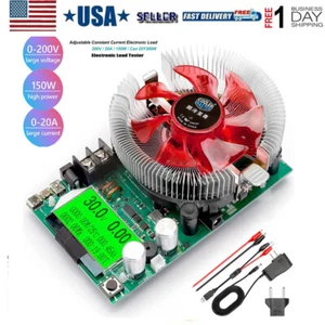 150W 200V20A Probador de Carga USB Electrónico Corriente Constante Probador de Capacidad de Batería - Imagen 1 de 11