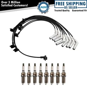 Ignition Kit Spark Plug & Wire Set For Ford Explorer Mercury Mountaineer 5.0 - Picture 1 of 8