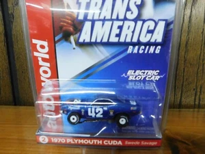 Auto World 1970 Plymouth Cuda Swede Savage slot car  Brand New - Picture 1 of 1