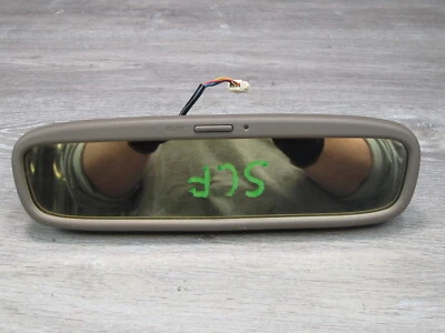 96-00 LEXUS UZZ30L SC300 SC400 AUTO DIMMING INTERIOR REAR VIEW MIRROR BROWN OEM - Image 1 of 4