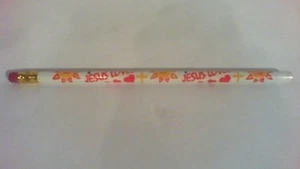 vintage lead pencil ( Jesus Loves Me ) 1 - each ( new ) see pictures - Picture 1 of 2