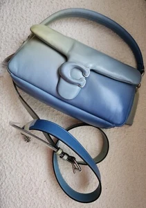 NWT $550 COACH AQUA Ombre TABBY 26 Satchel Shoulder Crossbody Handbag - Picture 1 of 5