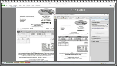 Rechnungsprogramm Hotelfach Hotel Fehrienwohnung FeWo Rechnungssoftware Excel - Bild 1 von 4