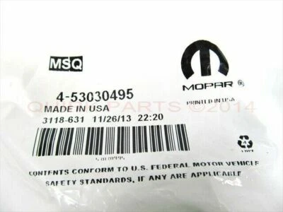 Tubo de ventilación del cárter genuino Mopar 1997-2000 Jeep Grand Cherokee 53030495 Foto 1 de 2