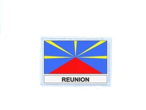 Ecusson patch badge imprime drapeau RE ile de la reunion - Picture 1 of 1