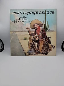 PURE PRAIRIE LEAGUE TWO LANE HIGHWAY (VG+) AFL1-0933 LP VINYL RECORD - Picture 1 of 6