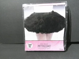 Girls Full Black Petticoat size M/L (up to size 14) - Picture 1 of 4